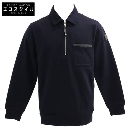 MONCLER モンクレール 【新品/25年製】L10918G00025 FELPA CON ZIP ハーフジップ スウェットシャツ トップス