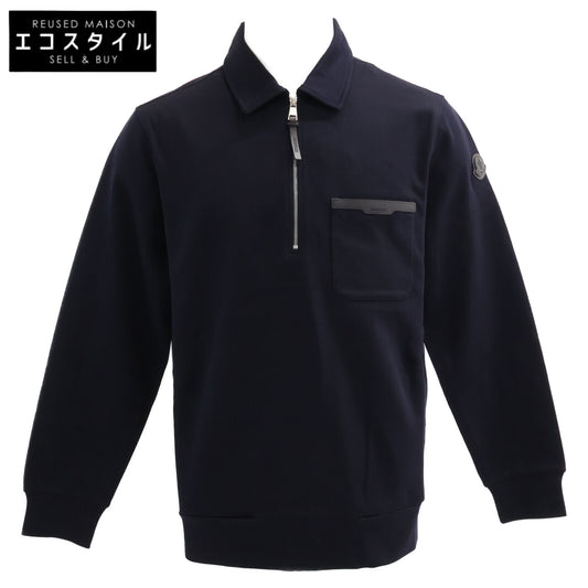 MONCLER モンクレール 【新品/25年製】L10918G00025 FELPA CON ZIP ハーフジップ スウェットシャツ トップス