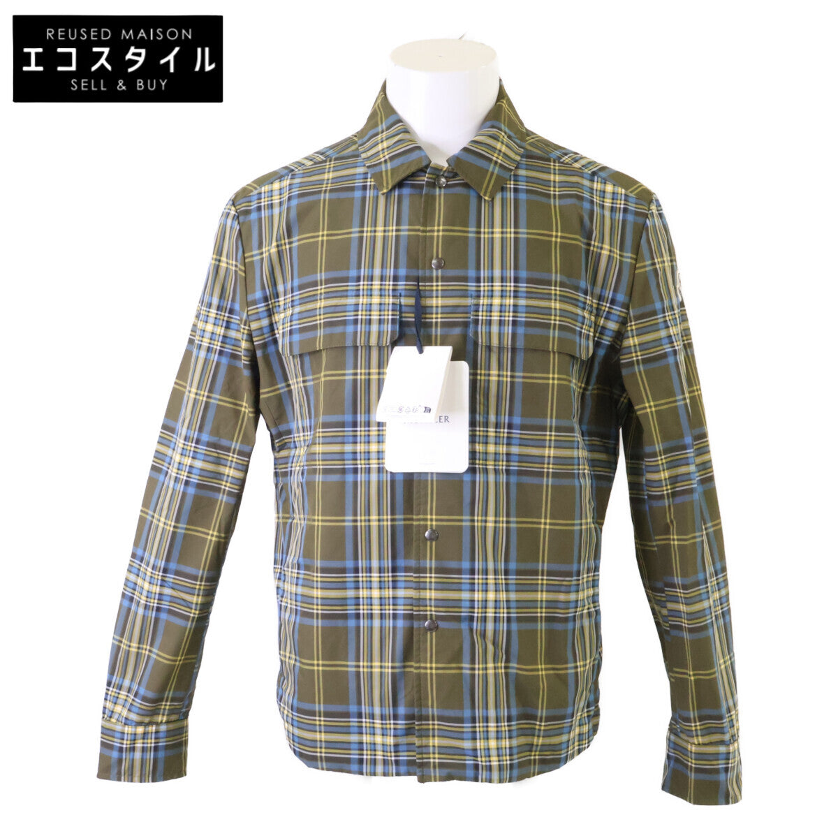 MONCLER モンクレール 新品同様 25年製 CAMICIA ジップアップ ナイロンシャツジャケット ジャケット
