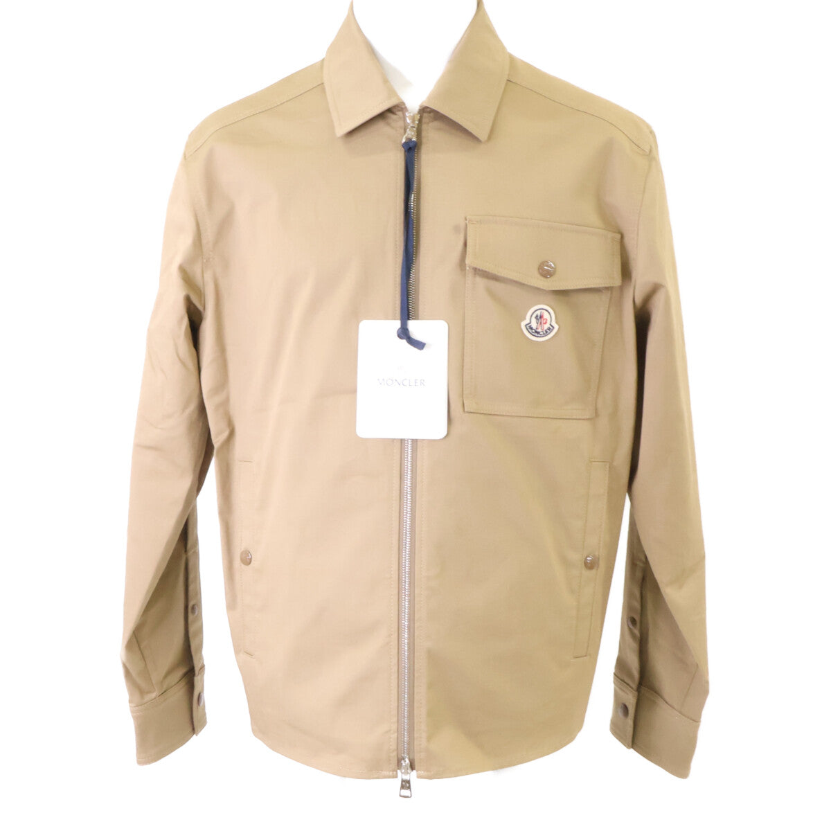 MONCLER モンクレール 新品同様 25年製 CAMICIA キャバジン ジップアップジャケット ジャケット