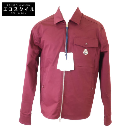 MONCLER Moncler Like-new, 2025 CAMICIA gabardine zip-up jacket