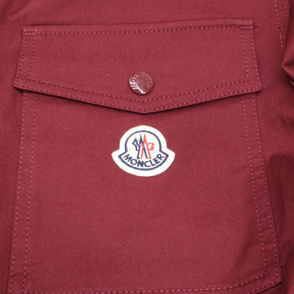 MONCLER Moncler Like-new, 2025 CAMICIA gabardine zip-up jacket