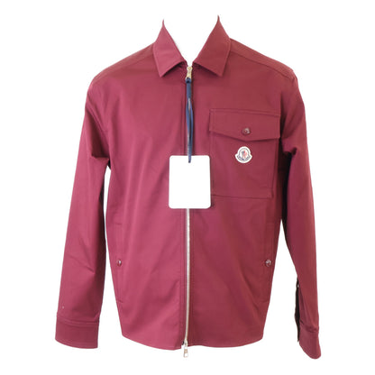 MONCLER Moncler Like-new, 2025 CAMICIA gabardine zip-up jacket
