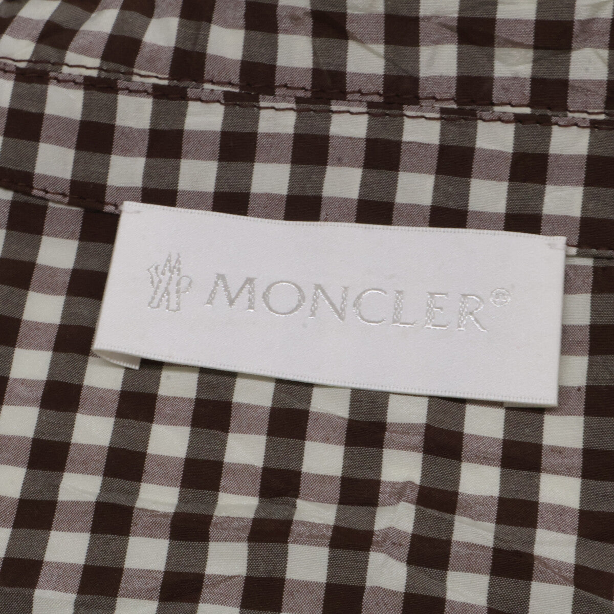 MONCLER モンクレール 新品同様 25年製 CAMICIA ギンガムチェック ジップアップ シャツジャケット ジャケット