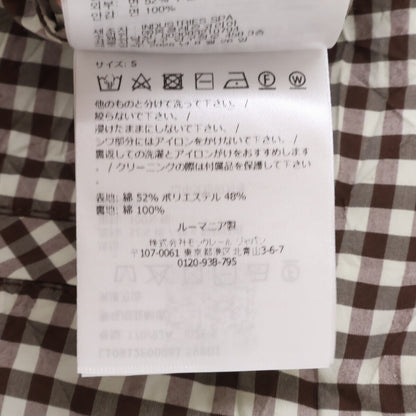 MONCLER モンクレール 新品同様 25年製 CAMICIA ギンガムチェック ジップアップ シャツジャケット ジャケット