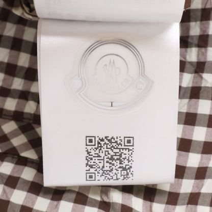 MONCLER モンクレール 新品同様 25年製 CAMICIA ギンガムチェック ジップアップ シャツジャケット ジャケット