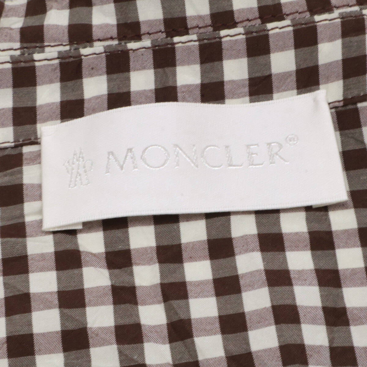 MONCLER モンクレール 新品同様 25年製 ギンガムチェック ジップアップ シャツジャケット ジャケット