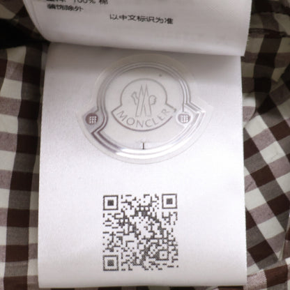 MONCLER モンクレール 新品同様 25年製 ギンガムチェック ジップアップ シャツジャケット ジャケット