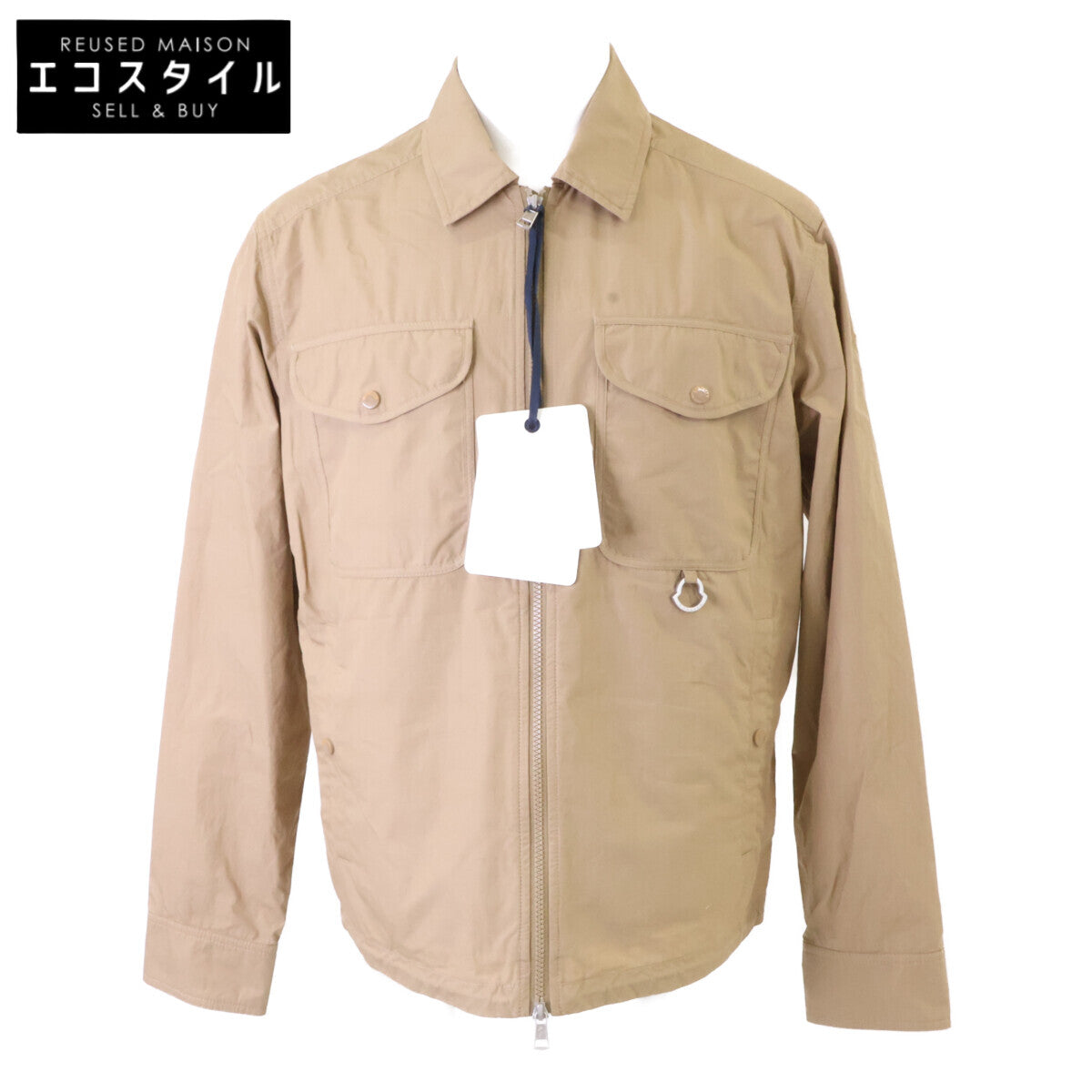 MONCLER モンクレール 新品同様 25年製 CAMICIA ジップアップシャツジャケット ジャケット
