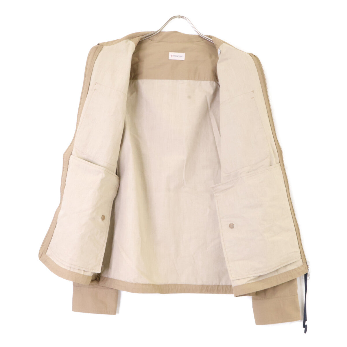 MONCLER モンクレール 新品同様 25年製 CAMICIA ジップアップシャツジャケット ジャケット