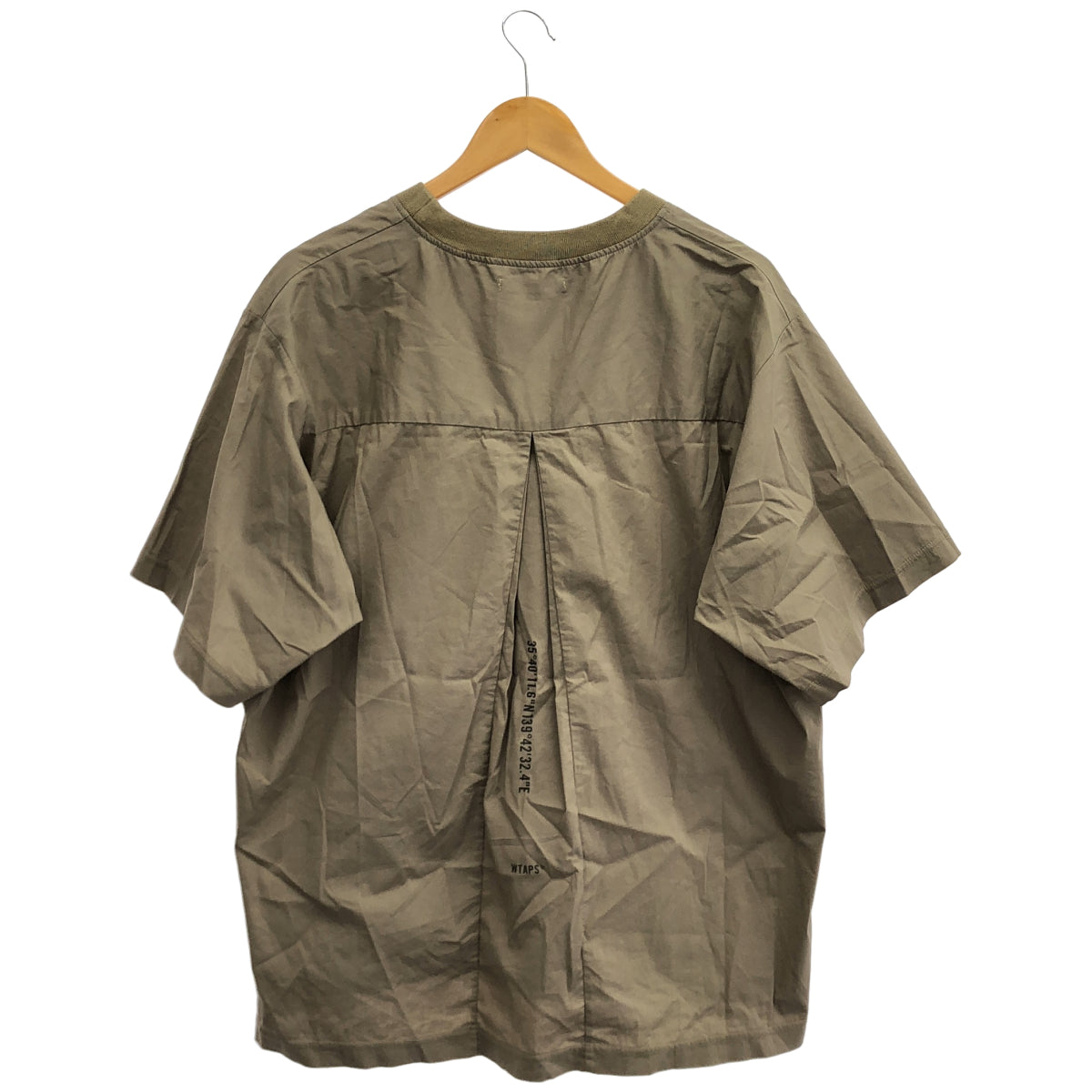 (W)TAPS ダブルタップス PEEP SS NYCO. BROADCLOTH/211GWDT-SHM03 Tシャツ トップス