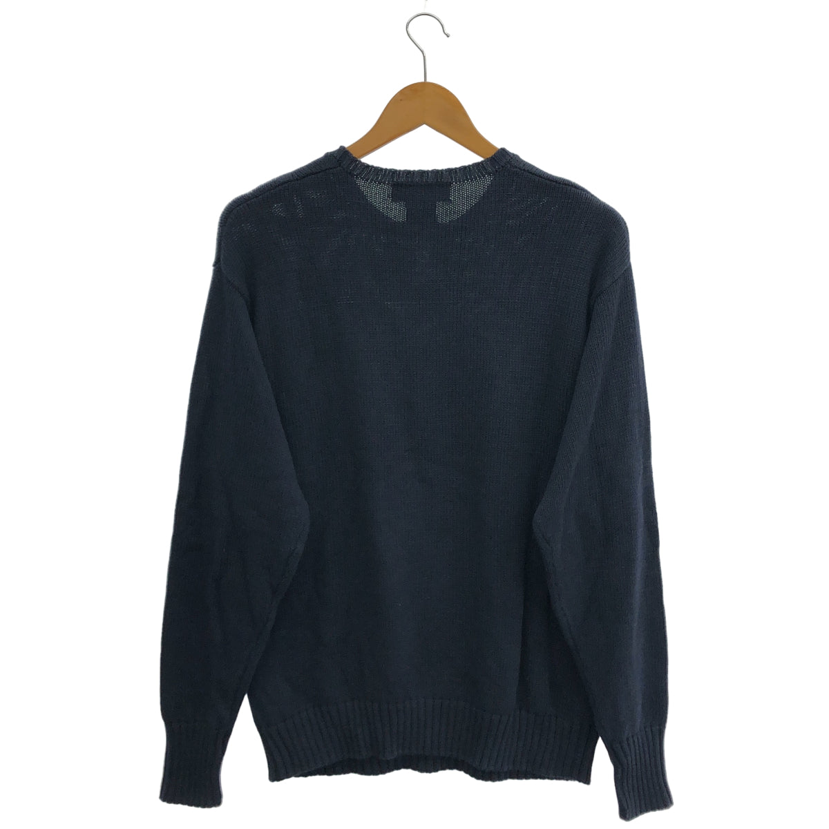 RALPHLAUREN ラルフローレン 90S ゴルフ柄 ネイビー コットンニット トップス