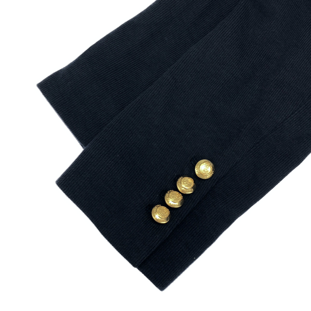 POLO by Ralph Lauren Polo Ralph Lauren Navy Gold-Button Double-Breasted Jacket Top