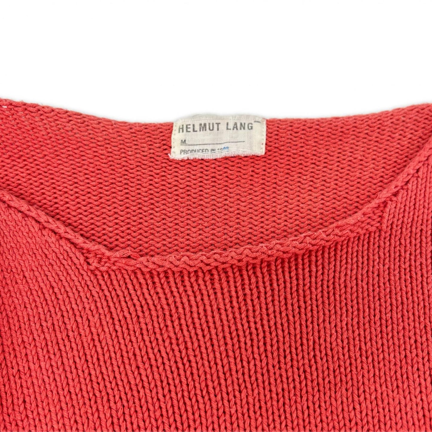 Helmut Lang ヘルムートラング 1998 90S コットン ニット 本人期 トップス