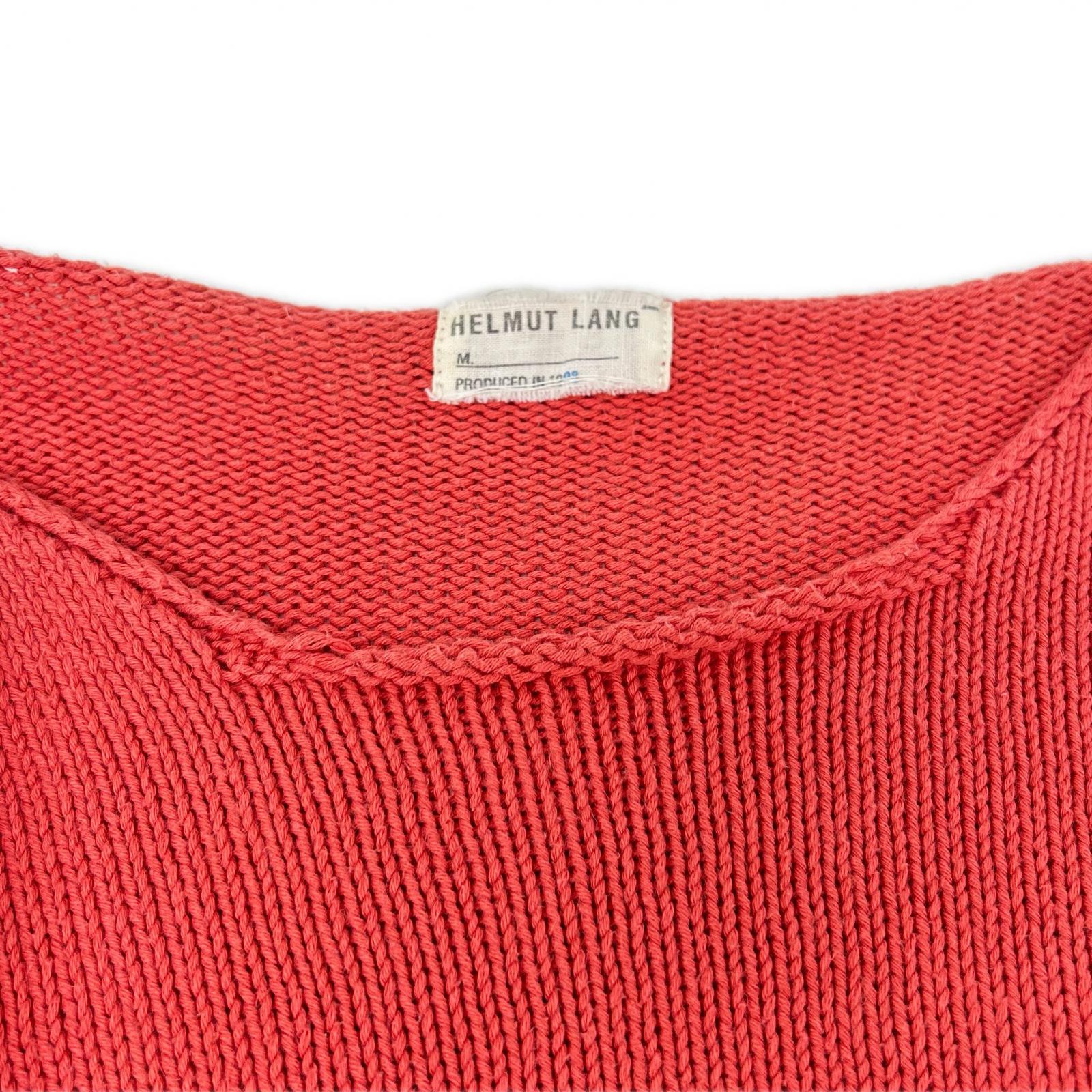 Helmut Lang ヘルムートラング 1998 90S コットン ニット 本人期 トップス