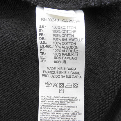 DIESEL ディーゼル ジップアップ スウェットデザインシャツ コットン トップス メンズ ブラック S トップス
