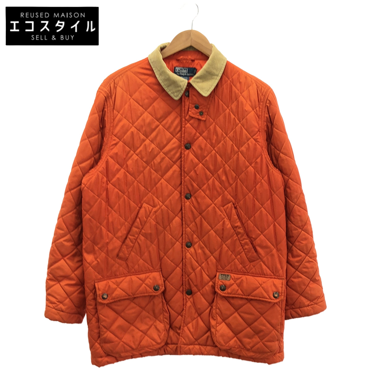 POLObyRalphLauren ポロラルフローレン 90S オレンジ キルティングジャケット トップス