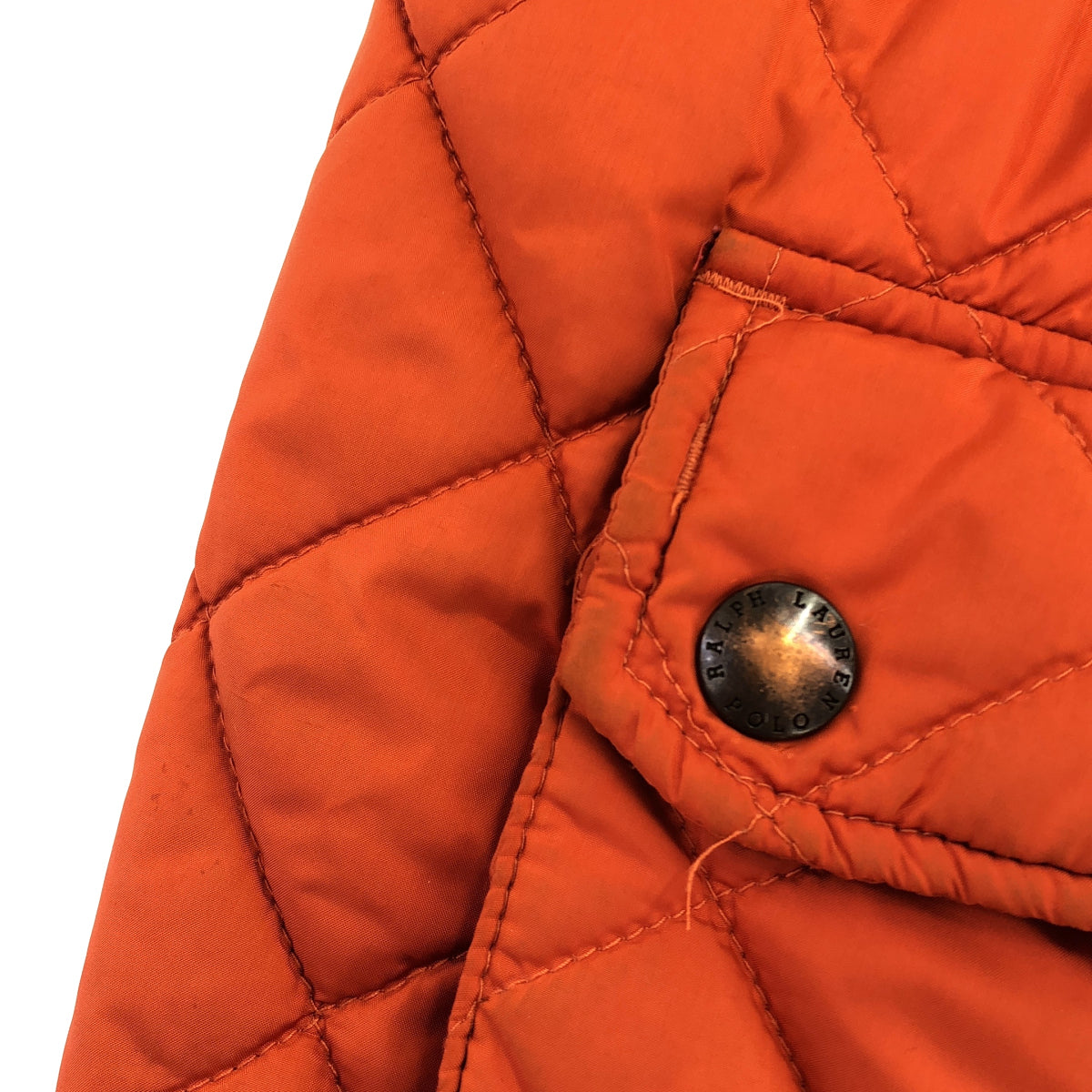 POLObyRalphLauren ポロラルフローレン 90S オレンジ キルティングジャケット トップス