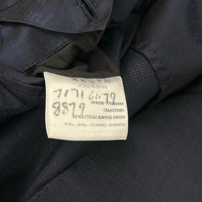 Brioni ブリオーニ ネイビー ウール 2B ジャケット ヘリンボーン ジャケット