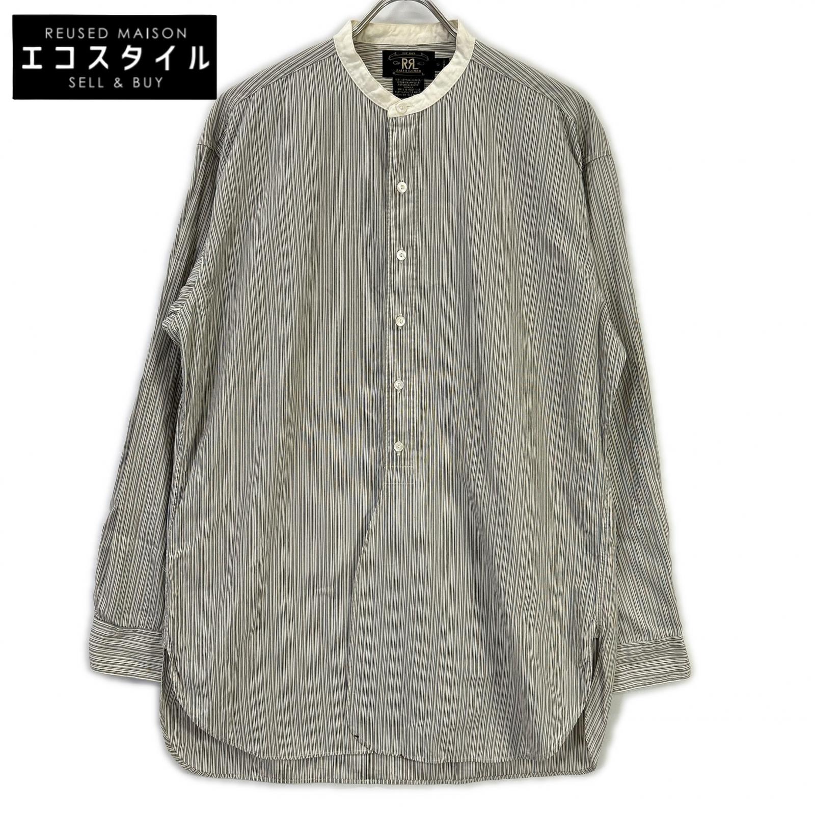 RRL ダブルアールエル 90s 三ツ星タグ ストライプシャツ トップス