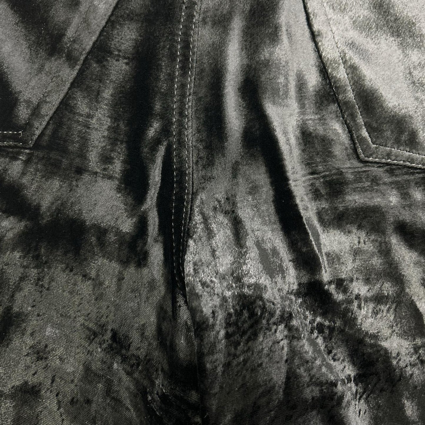 SAINT LAURENT PARIS サンローランパリ 23AW ベルベット ワイドパンツ ブラック704607 Y05PA ボトムス