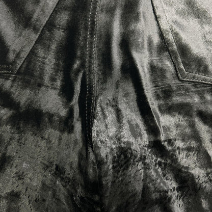SAINT LAURENT PARIS サンローランパリ 23AW ベルベット ワイドパンツ ブラック704607 Y05PA ボトムス