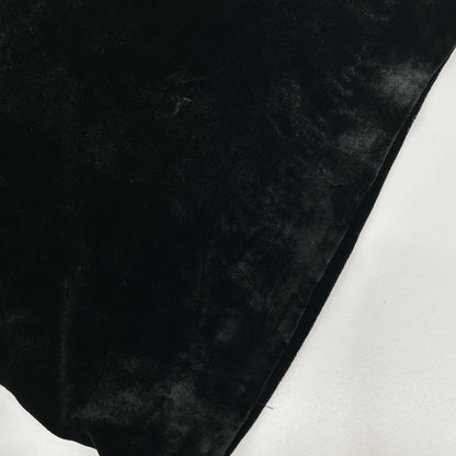 SAINT LAURENT PARIS サンローランパリ 23AW ベルベット ワイドパンツ ブラック704607 Y05PA ボトムス