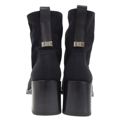 GUCCI グッチ ヒール ストレッチ ショートブーツ シューズ レディース ブラック 36.5 シューズ