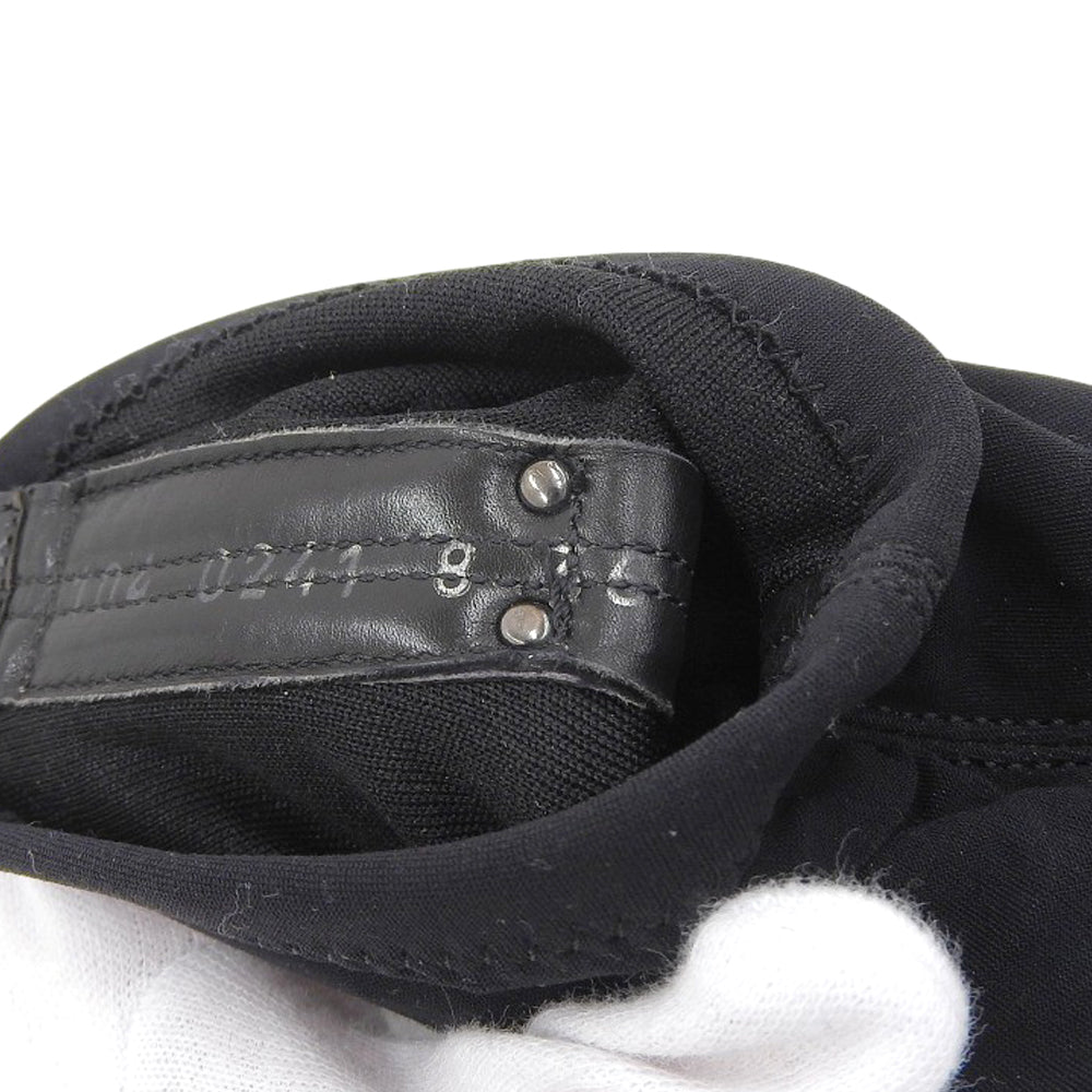 GUCCI グッチ ヒール ストレッチ ショートブーツ シューズ レディース ブラック 36.5 シューズ