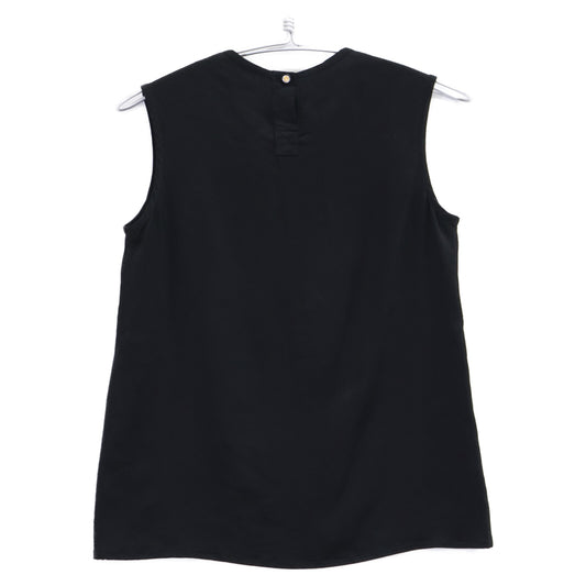 CHANEL シャネル 【国内正規】シルク ノースリーブ ブラウス トップス
