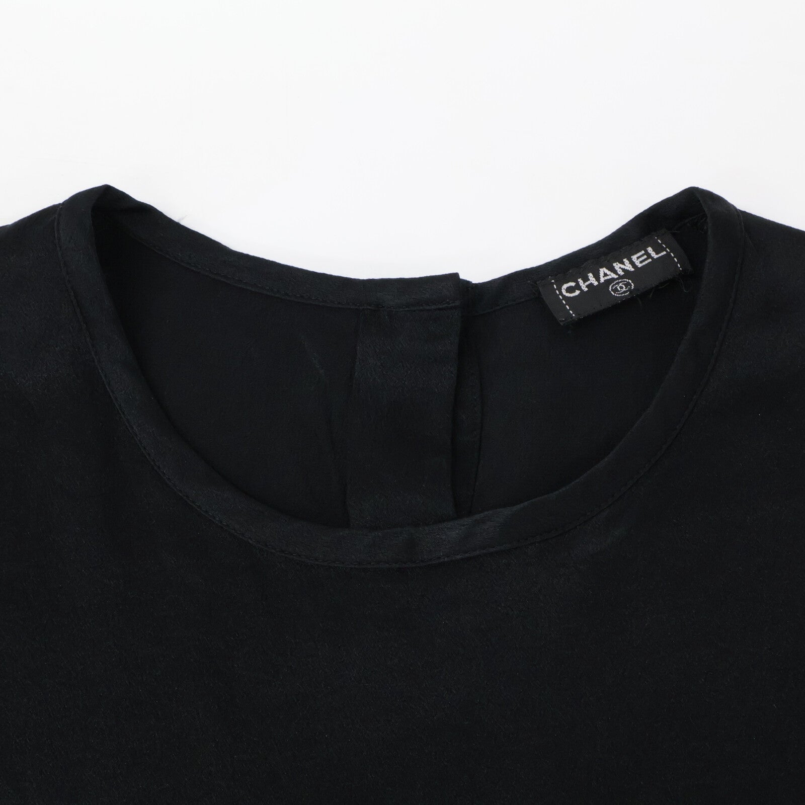 CHANEL シャネル 【国内正規】シルク ノースリーブ ブラウス トップス