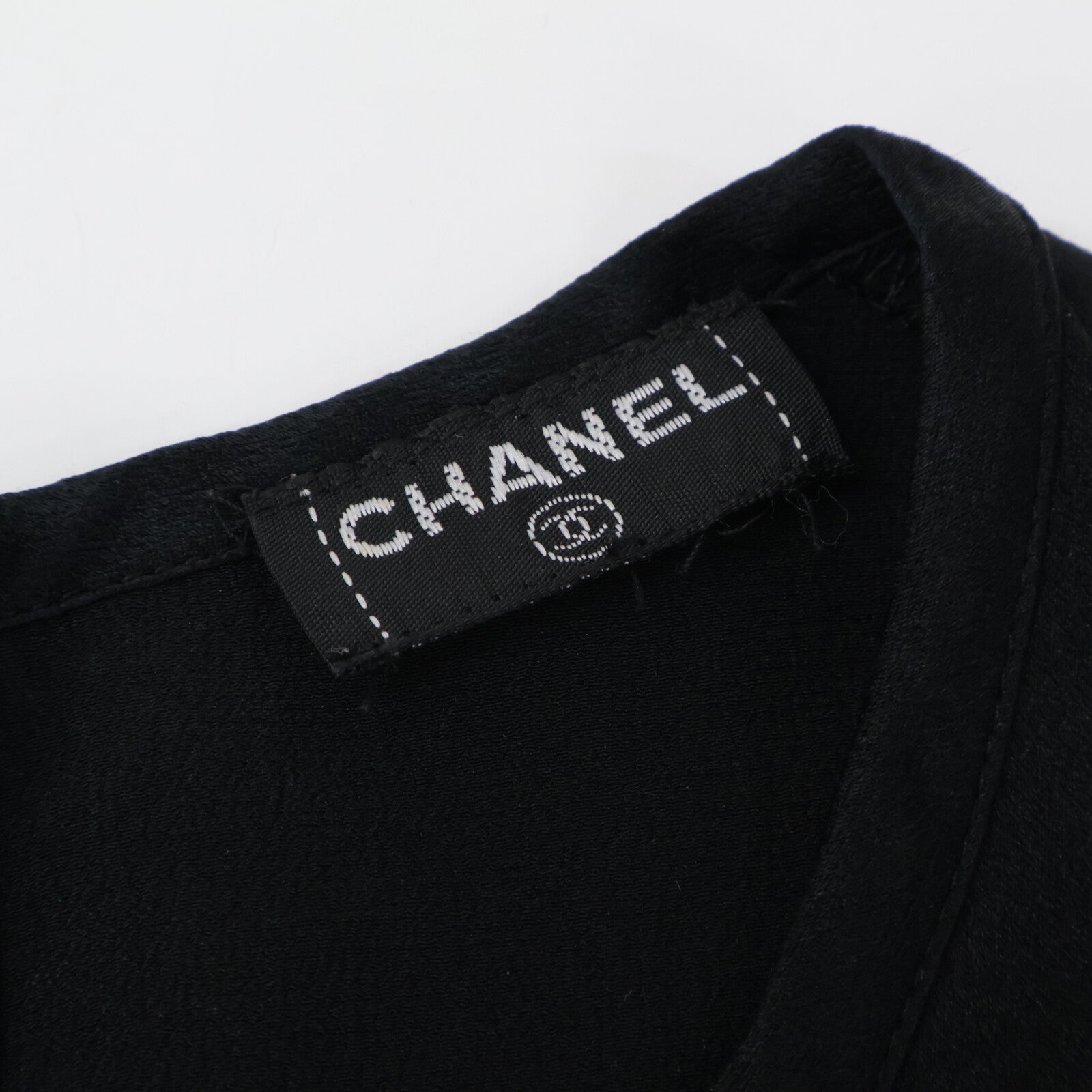 CHANEL シャネル 【国内正規】シルク ノースリーブ ブラウス トップス