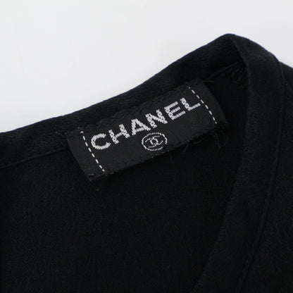 CHANEL シャネル 【国内正規】シルク ノースリーブ ブラウス トップス