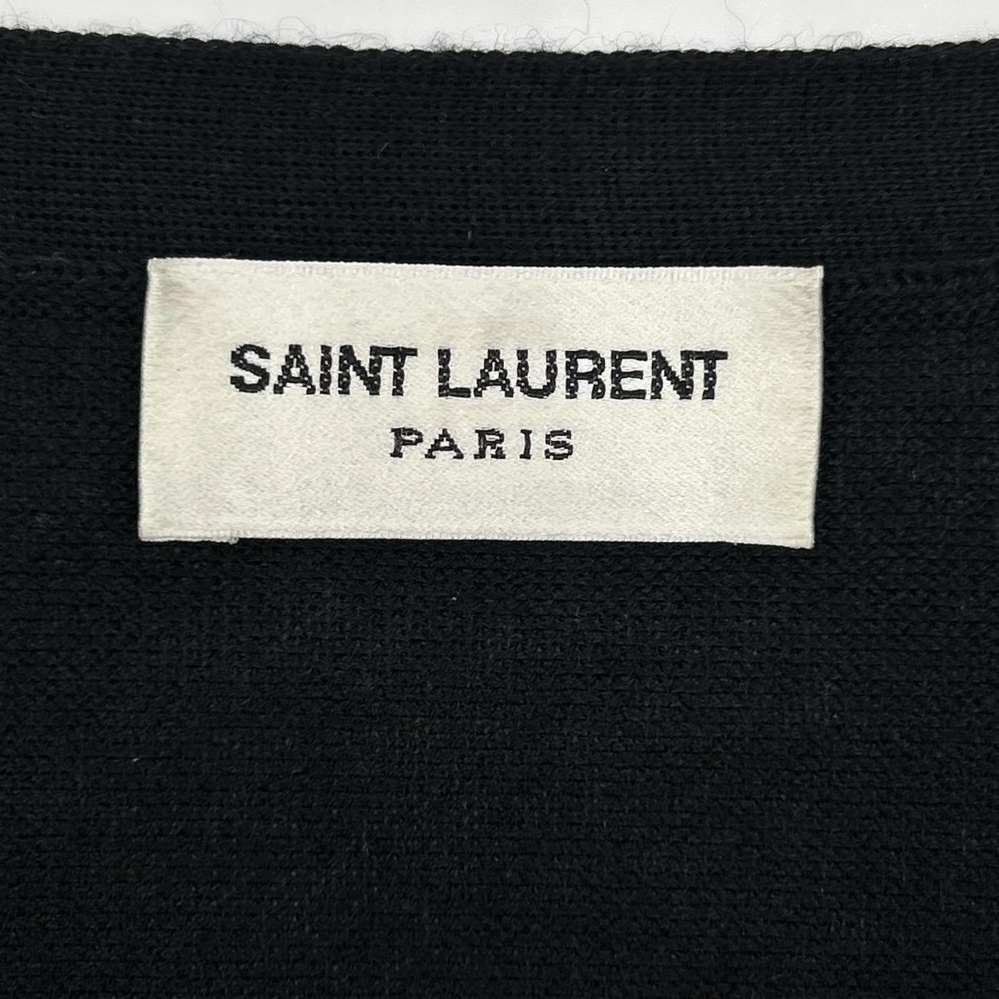 SAINT LAURENT PARIS サンローランパリ 22年 733567 ブラック ウールシルク ニット トップス