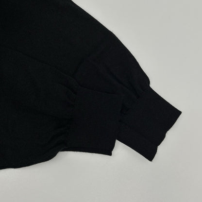 SAINT LAURENT PARIS サンローランパリ 22年 733567 ブラック ウールシルク ニット トップス