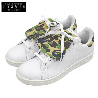 A BATHING APE アベイシングエイプ stan smith スニーカー シューズ メンズ ホワイト 25.5cm IG5916 シューズ