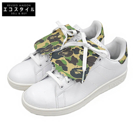 A BATHING APE アベイシングエイプ stan smith スニーカー シューズ メンズ ホワイト 25.5cm IG5916 シューズ