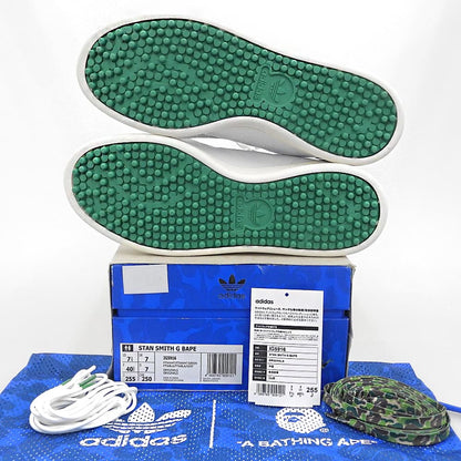 A BATHING APE アベイシングエイプ stan smith スニーカー シューズ メンズ ホワイト 25.5cm IG5916 シューズ