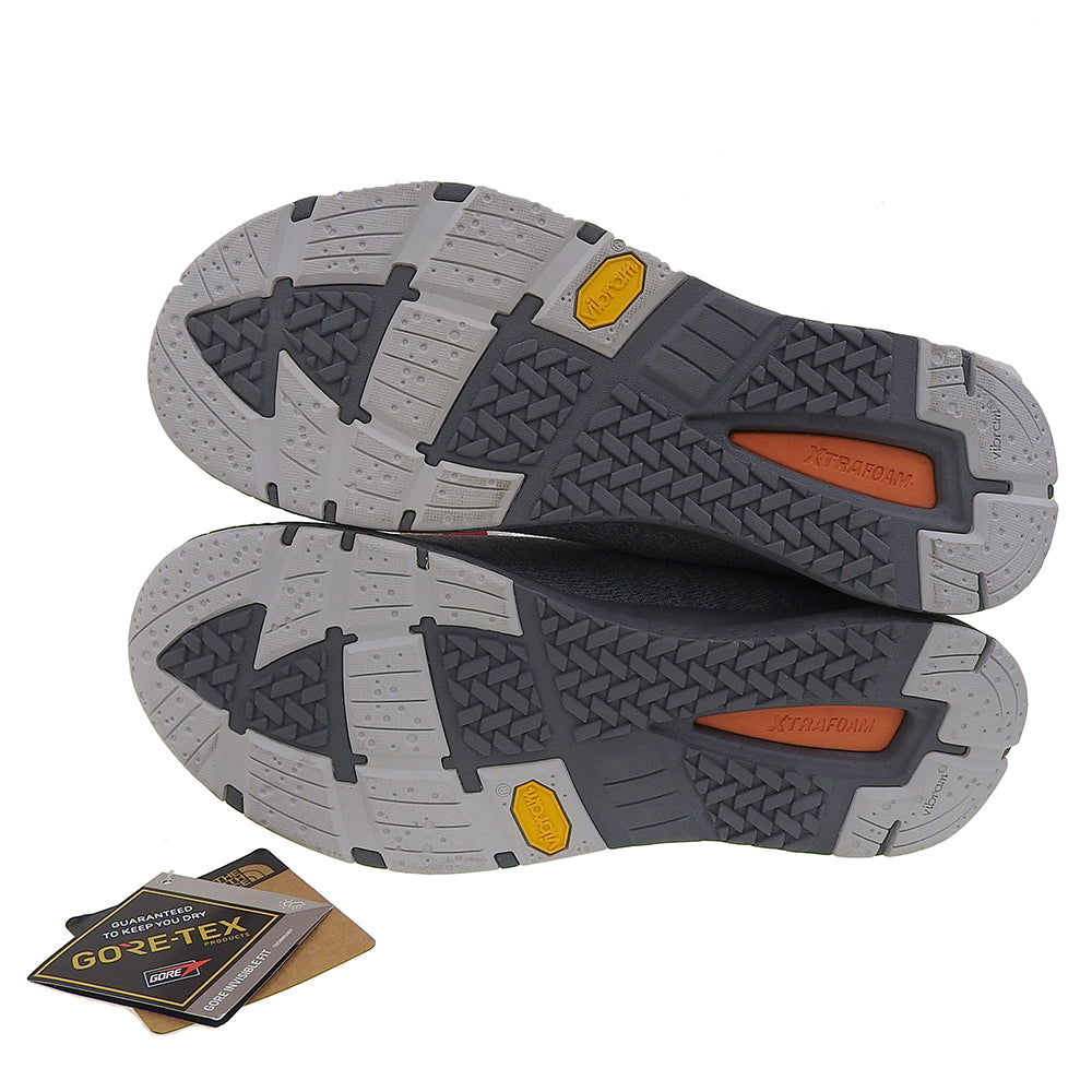 THE NORTH FACE ノースフェイス 新品同様 Velocity Knit GORE-TEX スニーカー メンズ グリフィンググレー×ジンクグレー 27cm NF51998 シューズ