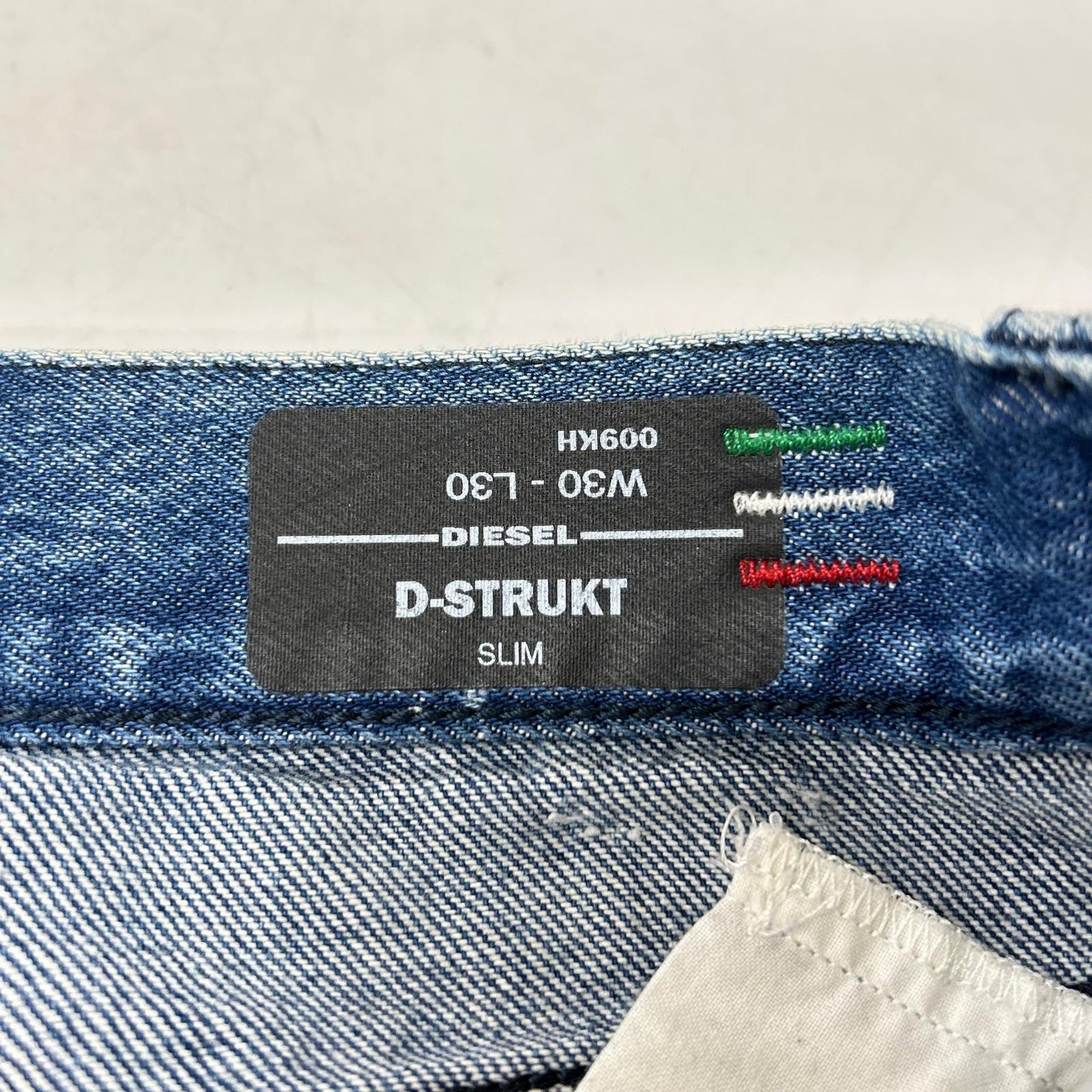 DIESEL D-STRUKT indigo jogger-crush pants bottoms