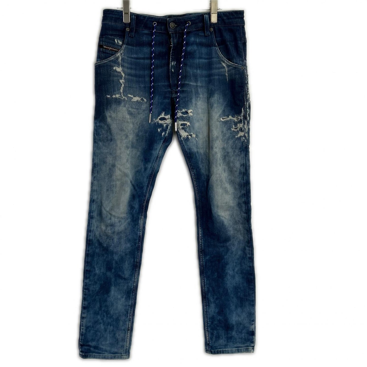 DIESEL ディーゼル KROOLEY JOG インディゴ ジョガークラッシュパンツ ボトムス