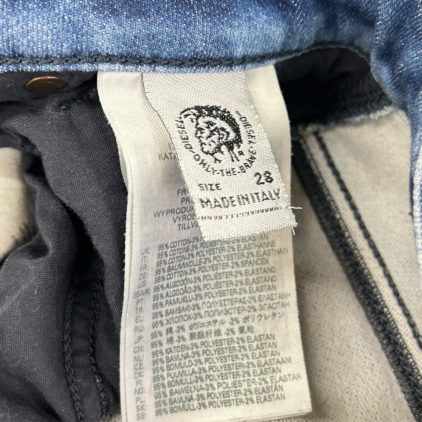 DIESEL ディーゼル KROOLEY JOG インディゴ ジョガークラッシュパンツ ボトムス