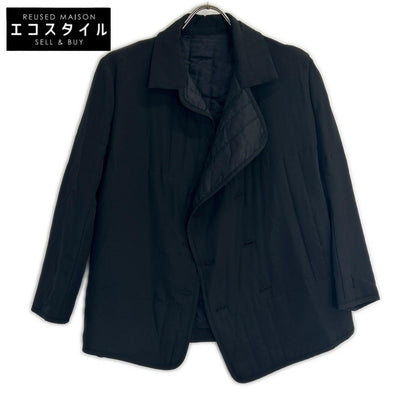 yohjiyamamoto ヨウジヤマモト FU-J02-417 ブラック シルクライナージャケット ジャケット