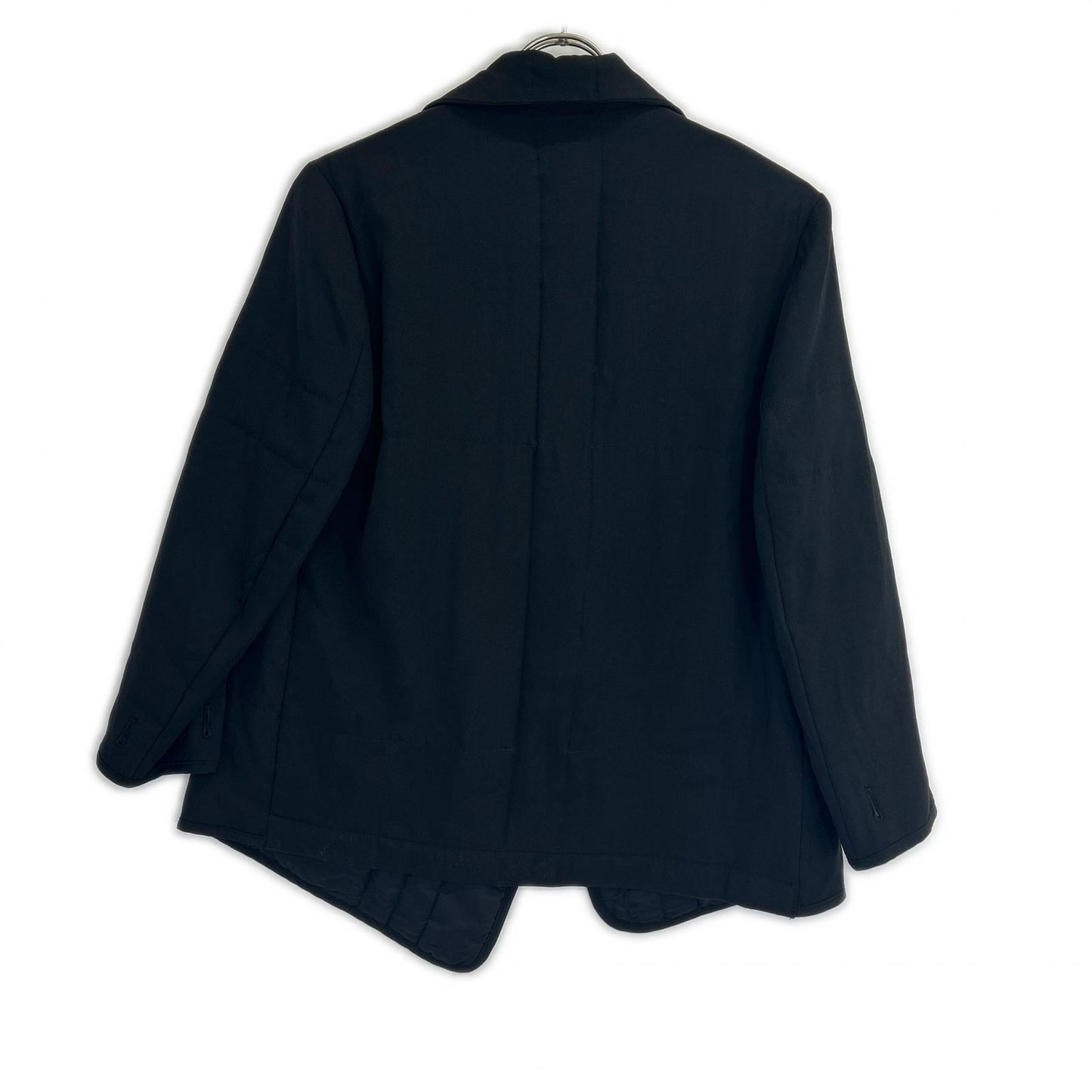 yohjiyamamoto ヨウジヤマモト FU-J02-417 ブラック シルクライナージャケット ジャケット