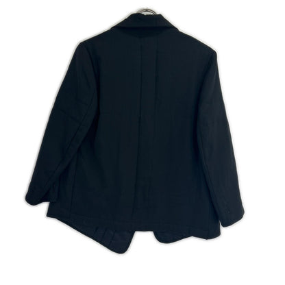 yohjiyamamoto ヨウジヤマモト FU-J02-417 ブラック シルクライナージャケット ジャケット