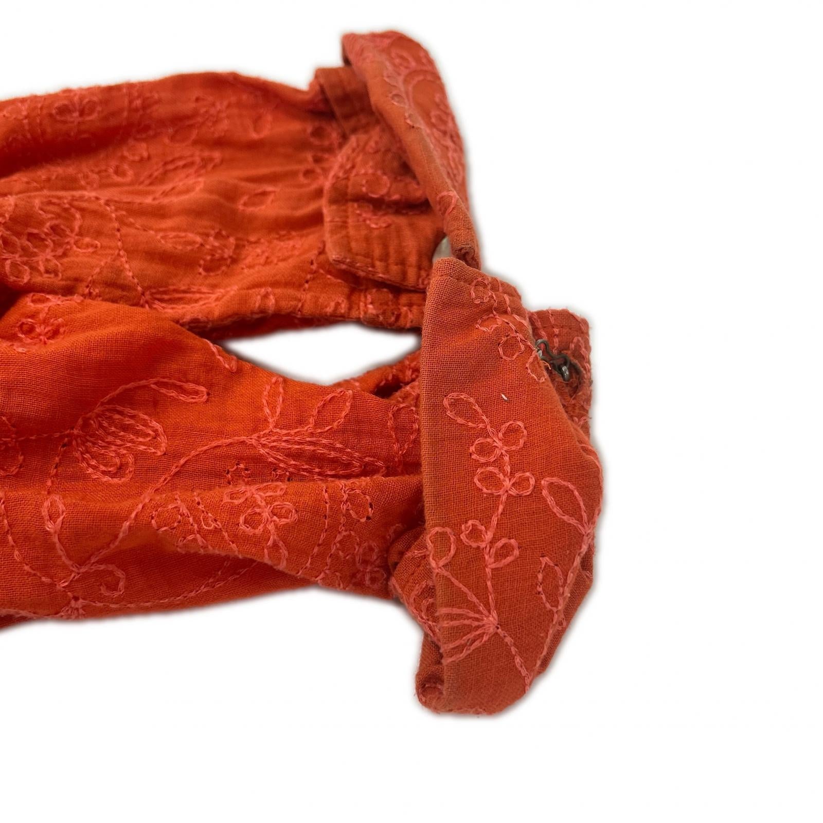 Jean Paul Gaultier orange cotton long-sleeve dress dress