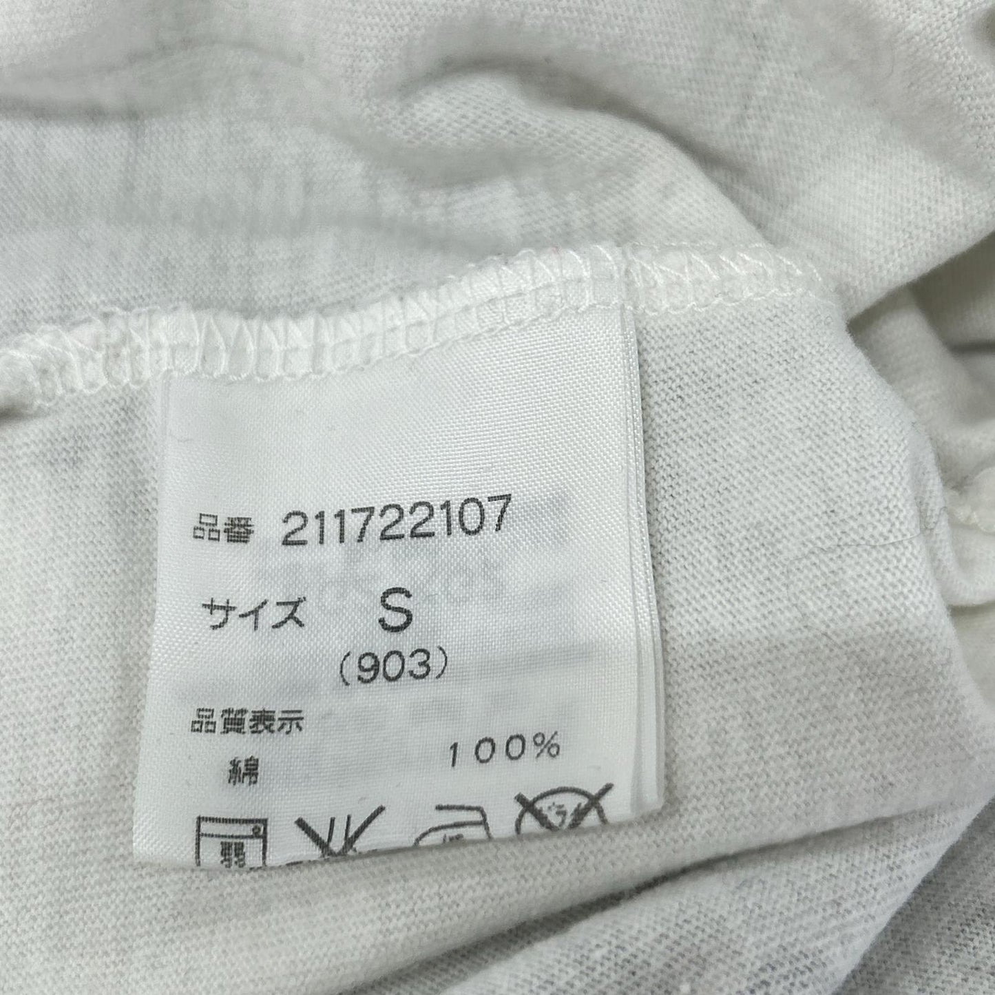 Rags McGREGOR Tsuyoshi Noguchi white photo T-shirt short sleeves tops