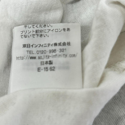 Rags McGREGOR Tsuyoshi Noguchi white photo T-shirt short sleeves tops