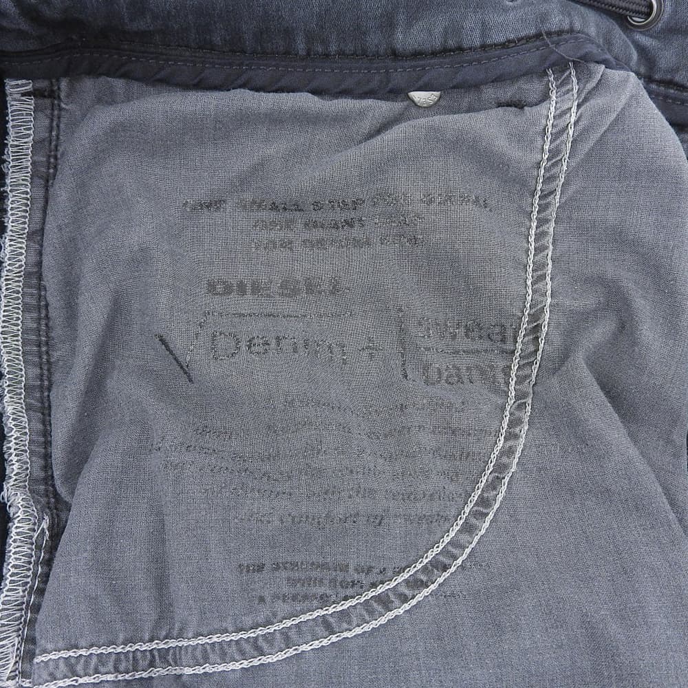 DIESEL ディーゼル KROOLEY イージーパンツ ボトムス メンズ 黒 ブラック 32 ボトムス