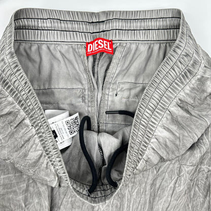 DIESEL ディーゼル P-LEON トラックパンツ M アセテートツイル地 ガーメントダイ ボトムス